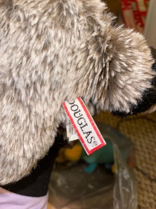 Douglas Raccoon Stuffed Plush - Picture 3 of 3